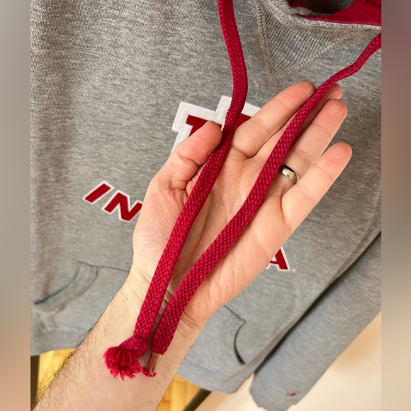Vintage Y2K Indiana Hoosiers Champion hoodie sweater sweatshirt collegiate NCAA - Picture 5 of 16